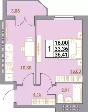 1-к кв. Ростовская область, Шахты пер. Бродского, 8 (37.59 м)