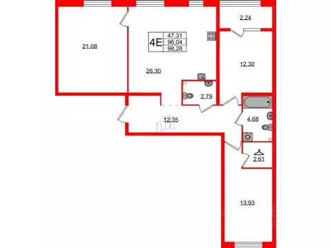 3-к кв. Санкт-Петербург, Санкт-Петербург, Сестрорецк Авиационная ул., ...