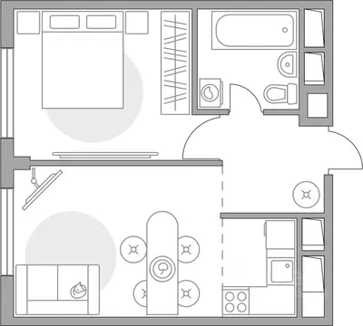 2-к кв. Московская область, Красногорск Опалиха мкр, Аникеевский жилой ...
