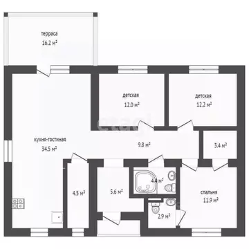 Дом в Тюменская область, Тюменский муниципальный округ, с. Кулига, ...