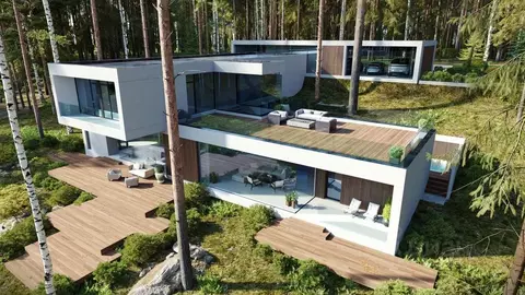 Дом в Ленинградская область, Выборгский район, Первомайское с/пос, ...