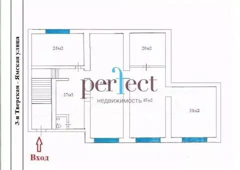 Помещение свободного назначения в Москва 3-я Тверская-Ямская ул., 52 ...