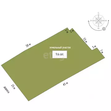 Участок в Саратовская область, Балашов Камышинская ул., 29 (9.6 сот.)