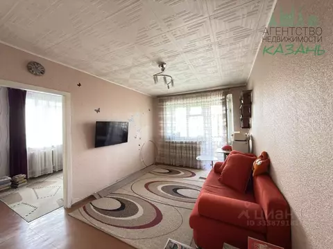 3-к кв. Татарстан, Казань ул. Космонавтов, 12 (52.4 м)