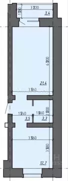 1-к кв. Хакасия, Абакан ул. Серебристая, 30 (40.7 м)