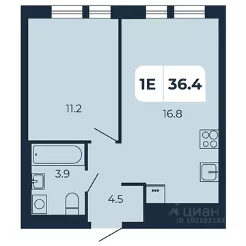 1-к кв. Ростовская область, Аксайский район, Щепкинское с/пос, пос. ...