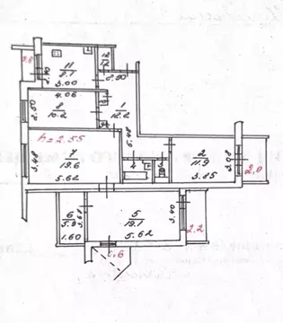 4-к кв. Тверская область, Тверь ул. Малая Самара, 9 (97.9 м)
