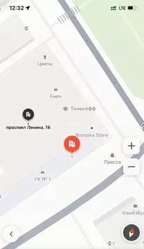 Участок в Тверская область, Конаково просп. Ленина, 16 (1.6 сот.)