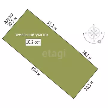 Участок в Ярославль, Туговская улица (10.19 м)