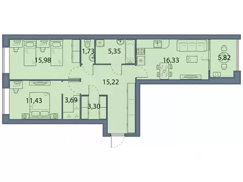 2-к кв. Брянская область, Брянский район, пос. Мичуринский, ...