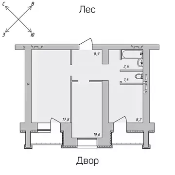 2-к кв. Томская область, Томск Нижний пер., 51 (51.34 м)