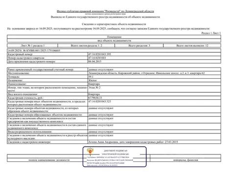 Свободной планировки кв. Ленинградская область, Отрадное Кировский ...