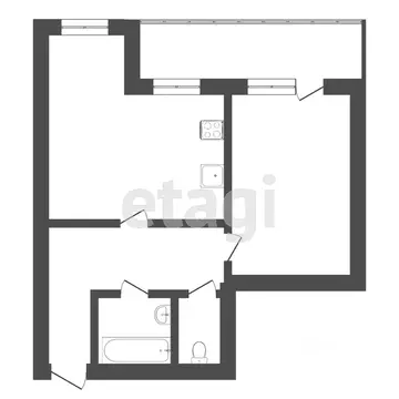 1-к кв. Тюменская область, Тюмень ул. Урицкого, 30 (48.5 м)