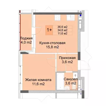 1-к кв. Нижегородская область, Нижний Новгород Кузнечиха Город жилой ...