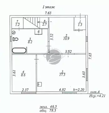 Дом в Камчатский край, Елизовский муниципальный округ, пос. Светлый, ...