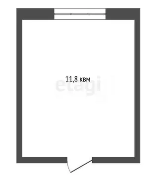 1к в -комнатной квартире (11.6 м)