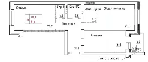 3-к кв. Новосибирская область, Новосибирский район, Мичуринский ...