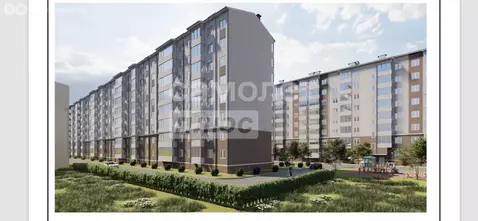 1-комнатная квартира: Нальчик, улица А.А. Кадырова, 2 (36 м)