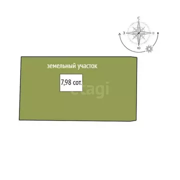 Участок в Среднеуральск, улица Железнодорожников (7.98 м)