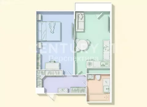 1-комнатная квартира: Балашиха, улица Яганова, 1 (34 м)