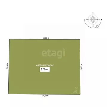 Участок в Амурская область, Благовещенский район, с. Волково  (8.7 ...