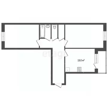 2-к кв. Ярославская область, Ярославль Красноборская ул., 37 (64.0 м)