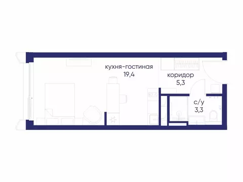 Квартира-студия: Москва, СЗАО, район Хорошёво-Мнёвники, посёлок ...
