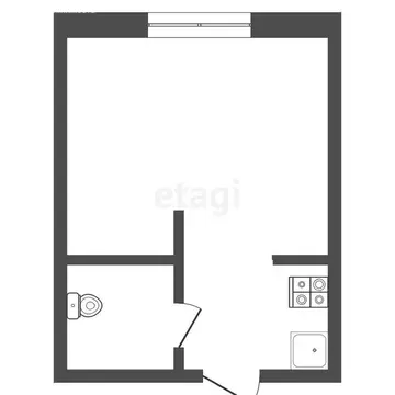 Квартира-студия: Тюмень, улица 30 лет Победы, 92 (17 м)