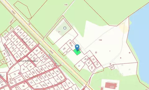 Участок в Новгородская область, Валдайский район, Рощинское с/пос, д. ...