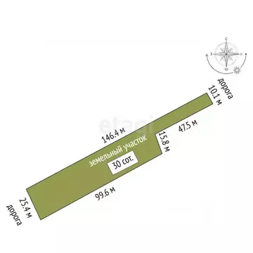 Участок в Вологодская область, Череповецкий район, д. Петрино  (30.0 ...