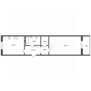 1-к кв. Мордовия, Саранск ул. Щорса, 29 (47.6 м)