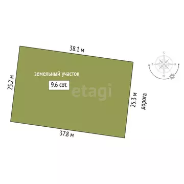 Участок в Тюмень, территория СОСН Солнечная Поляна, Луговая улица ...