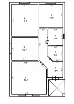 Дом в Крым, Симферопольский район, с. Мирное, Мир СНТ  (100 м)