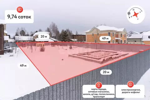 Участок в Тюменская область, Тюменский муниципальный округ, д. ...