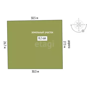 Участок в Тюмень, Изобильная улица (8.2 м)