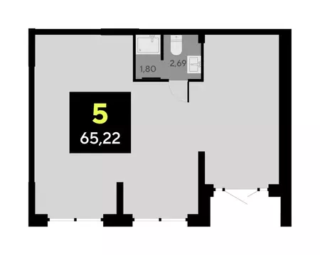 Помещение свободного назначения (65.1 м)