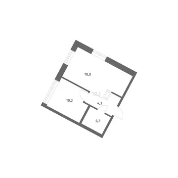 1-к кв. Ленинградская область, Ломоносовский район, Аннинское ...