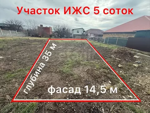 Участок в Краснодарский край, Анапа муниципальный округ, пос. ...