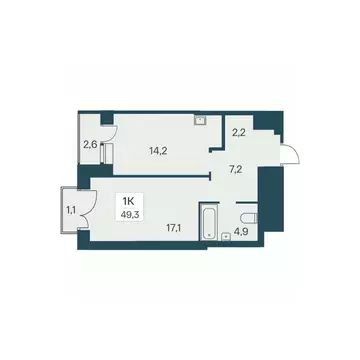 1-к кв. Новосибирская область, Новосибирск Расцветай на Красном жилой ...