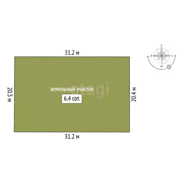 Участок в Куйвозовское сельское поселение, КП Лесное озеро (6.38 м)
