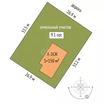 Дом в Тюменская область, Тюмень Войновка мкр, пер. Авангардный (150 м)