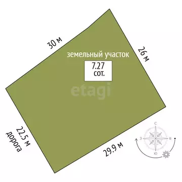 Участок в Лаишевский район, Орловское сельское поселение, деревня Орёл ...