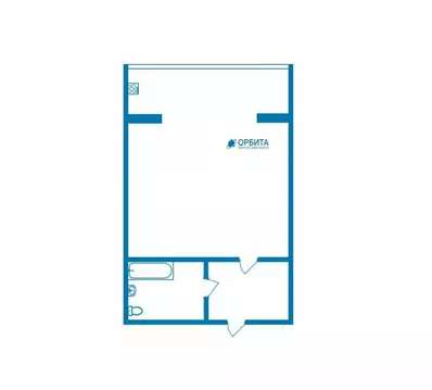 Квартира-студия: Тюмень, улица Бабарынка, 16Б (17.1 м)