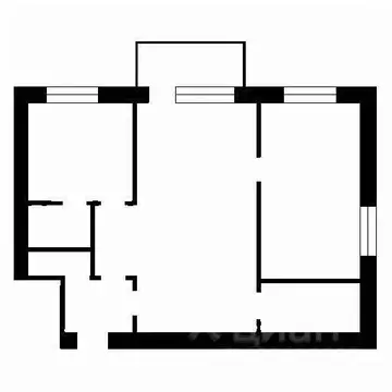 2-к кв. Тульская область, Тула Мясново мкр, ул. Тихмянова, 38 (45.2 м)