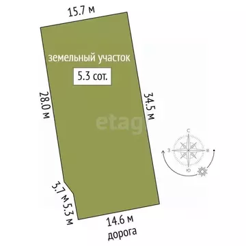 Участок в Ставропольский край, Пятигорск № 15 садоводческий массив, ...