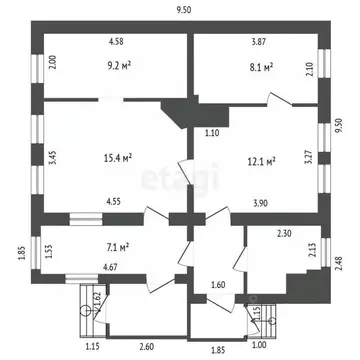 Дом в Белгородская область, Белгород Сумская ул., 282 (60 м)