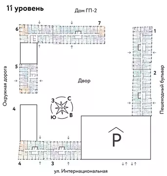 1-комнатная квартира: Тюмень, Интернациональная улица, 199к9 (37.28 м)