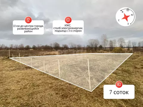 Участок в Костромская область, Кострома Первый кп, проезд ...