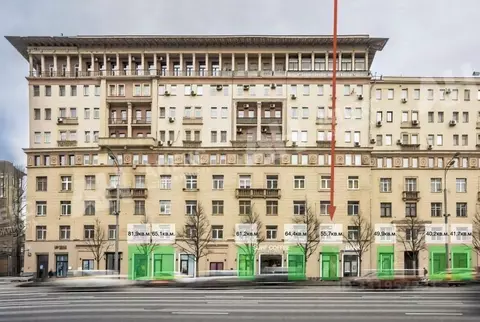 Помещение свободного назначения в Москва ул. Земляной Вал, 25 (56 м)