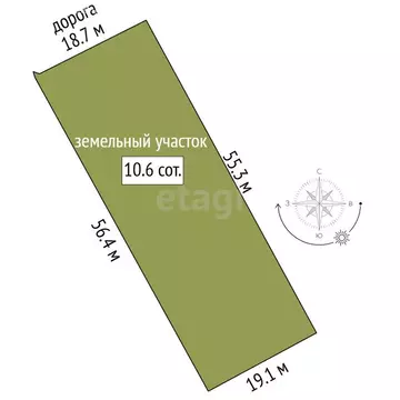 Участок в Изюмовка, Речная улица (10.59 м)